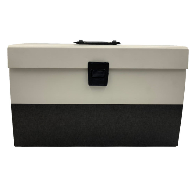 Boîte de dossiers de fichiers d'accordéon de taille A4 de taille A4 personnalisée Organisateur de document papier en expansion avec la poignée et l'école Utiliser la forme du sac