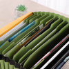 En gros OEM personnalisé A4 13 poches colorées en expansion de dossier de fichiers de fichiers de dossier Paper Document Organisateur Portefeuille pour Utilisation des écoles de bureau