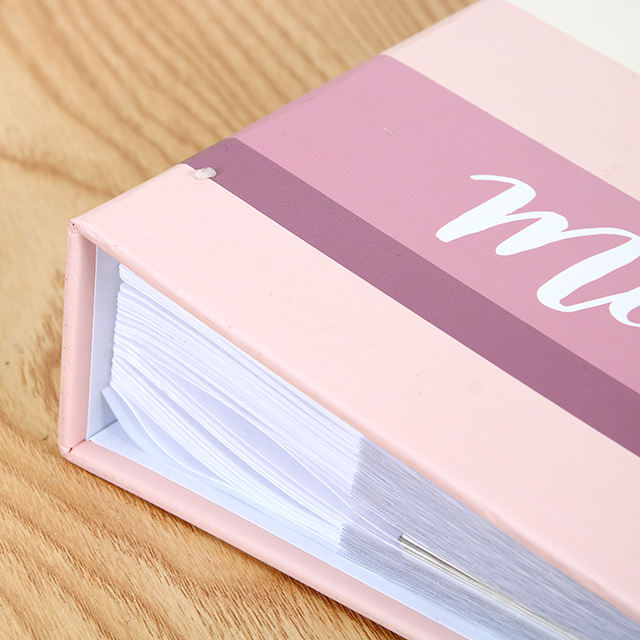 Impression colorée de haute qualité Album photo en civil de linge sur le logo personnalisée