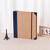 OEM COUVERTURE DE LOGO COUVERTURE CURTURE Kraft Paper Folio Document Organisateur