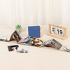 Vente chaude en gros de Kraft Paper Ribbon Knot Gold Stamping Pliage Accordion Photo Album Graduation Berbite Baby Family Postcard
