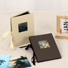 Les grossais personnalisent le logo 4x6 Slip-in Paper Pliage Photo Album avec fenêtre Graduation Anniversaire Mariage Famille Baby Gift