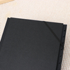 Cardboard Hardboard Hardboard personnalisé Hotel Hotel Stationery PU Cover Expanding File Sac Signature Book Organizer pour le fichier papier