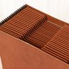 Logo personnalisé en gros A4 Taille 21 poche Kraft Paper Accordion Fichier de dossier Sac Sac de portefeuille Document Document Organisateur Organisateur Utilisation