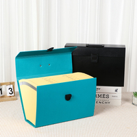 OEM Custom Logo 19-poche A4 Expansion de fichiers accordéon Boîte de fichiers avec des documents de papier Handle Organisateur Company Office School Utilisation