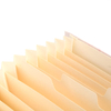 Organisateur de document en carton de logo personnalisé en gros Organisateur de fichiers en expansion de la papeterie de papeterie efficace de l'usine