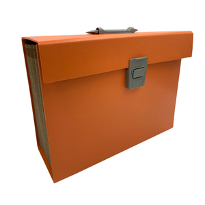 Logo personnalisé 20 poches A4 Dossier de fichier d'accordéon Expansion Boîte à box-office Utiliser le stockage de document papier