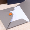 Dossier duplex A4 Taille des dossiers de fichiers élégants en carton et fermé avec un fichier en expansion de couleur élastique dans un élastique
