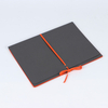 Organisateur de document OEM sur le logo personnalisé A4 Office de taille et papeterie scolaire avec couverture en tissu et fermeture du ruban pour l'organisateur de documents