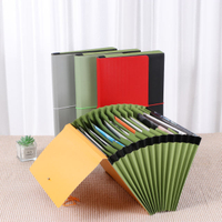 Wholesale 13 poches A4 Taille Organisateur coloré Organisateur Expansion du dossier de dossier de fichiers avec logo personnalisé pour une utilisation scolaire